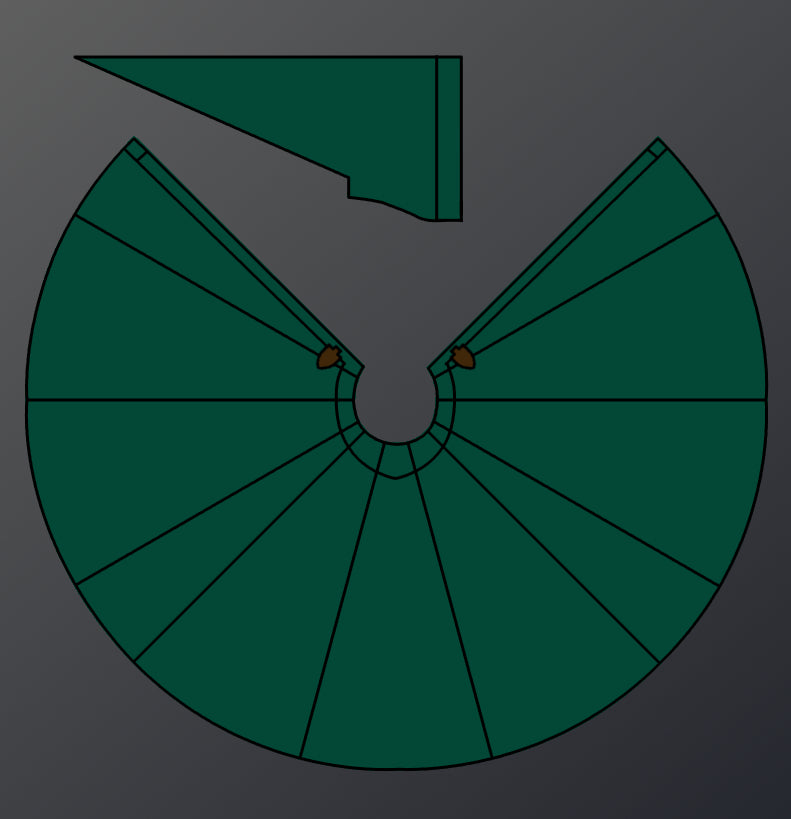 3/4th Circle Liripipe-Hooded Cloak