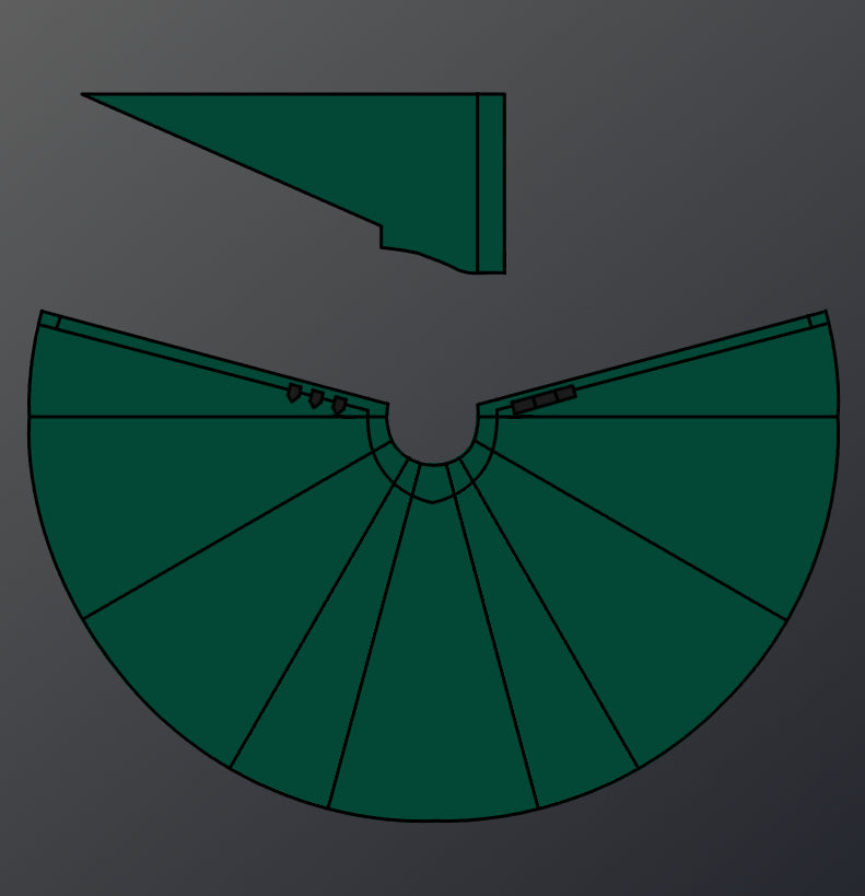 7/12th Circle Liripipe-Hooded Cloak