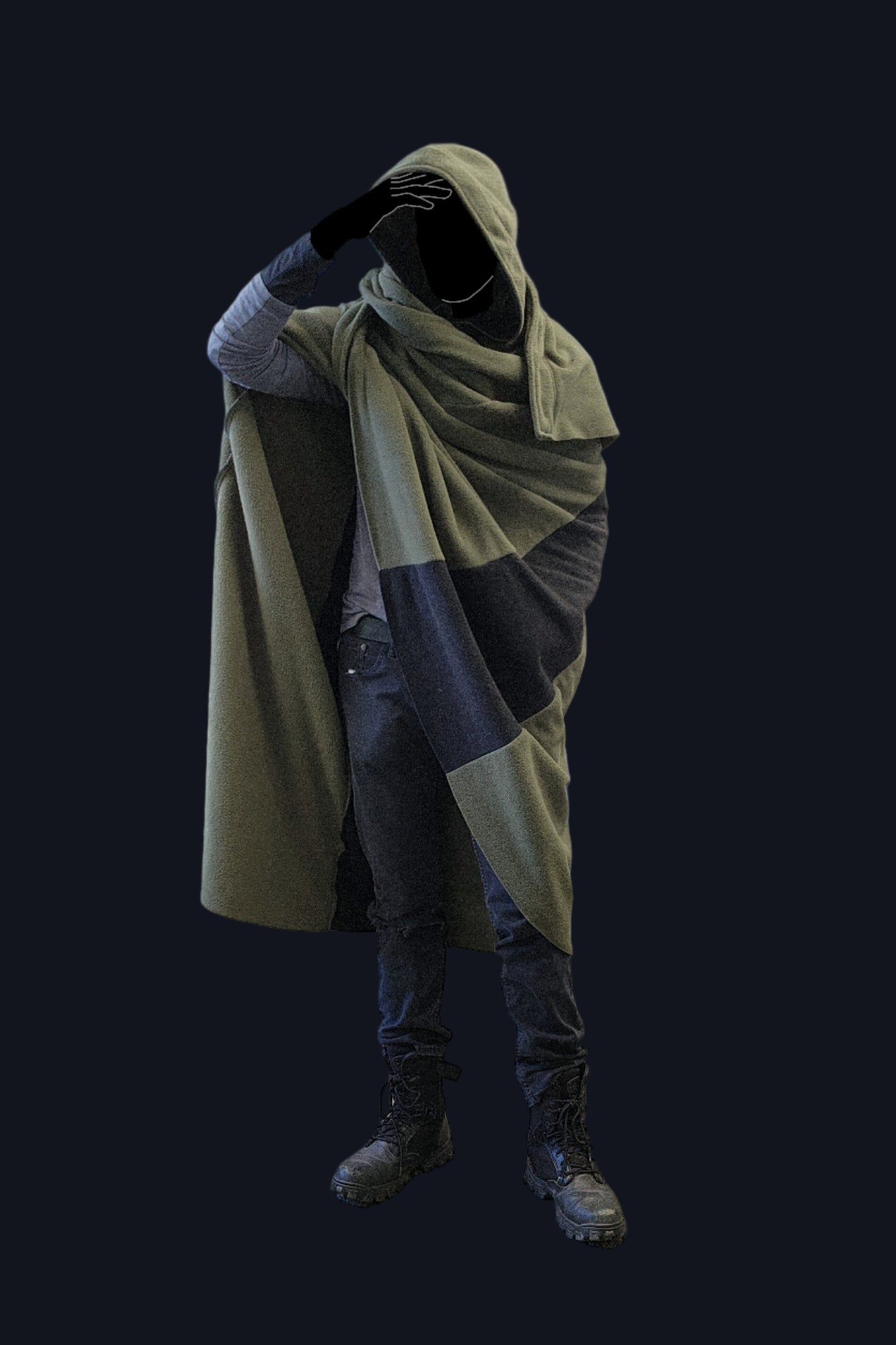 7/12th Circle Liripipe-Hooded Cloak